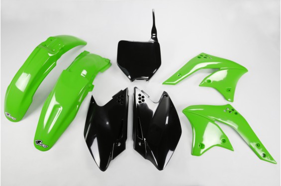 Kit Plastique UFO pour Moto Kawasaki KX250 F (2008) - Couleur Origine