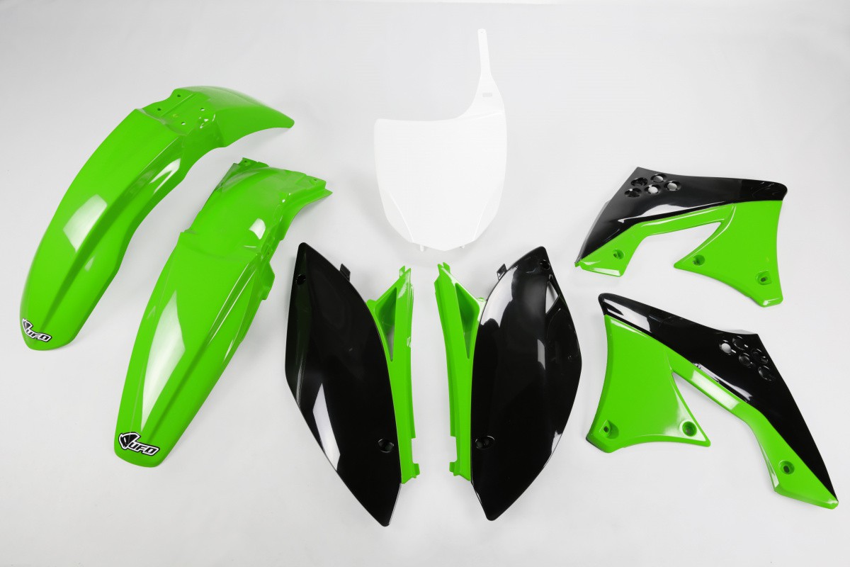 Kit Plastique UFO pour Moto Kawasaki KX250 F (09-12) - KAKIT215@999