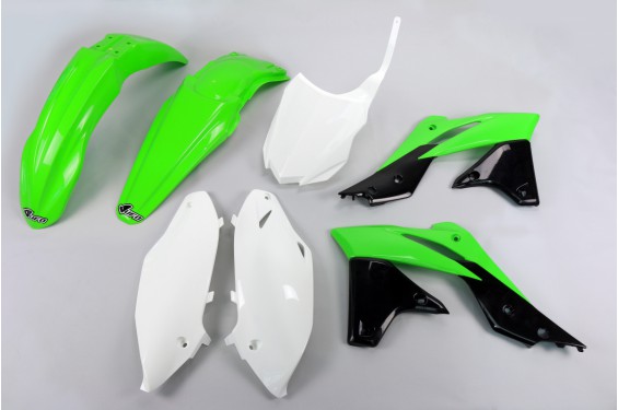 Kit Plastique UFO pour Moto Kawasaki KX250 F (13-16) - Couleur Origine 2016