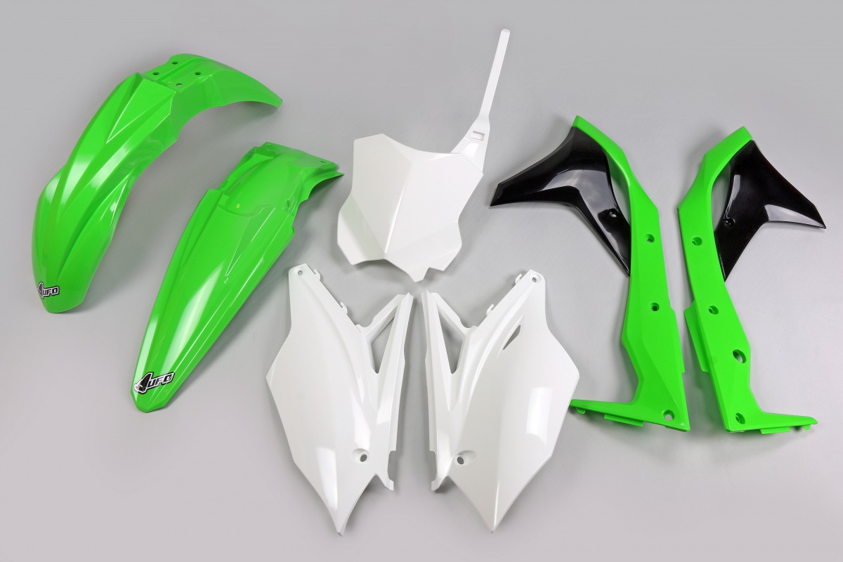 Kit Plastique UFO pour Moto Kawasaki KX250 F (17-20) - Couleur Origine