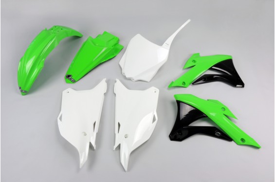 Kit Plastique UFO pour Moto Kawasaki KX85 (14-21) - Couleur Origine