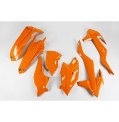 Kit Plastique UFO pour Moto KTM EXC-F250 (17-19) EXC-F350 (17-19) EXC-F450 (17-19) EXC-F500 (17-19) - Couleur Orange