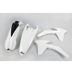 Kit Plastique UFO pour Moto KTM EXC125 (12-13) EXC150 (12-13) EXC200 (12-13) EXC300 (12-13) EXC500 (12-13)  - Couleur Blanc