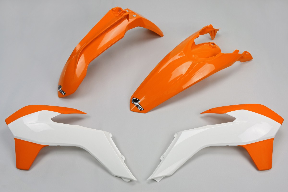 Kit Plastique UFO pour Moto KTM EXC125 (14-16) EXC200 (14-16) EXC250 (14-16) EXC300 (14-16) EXC450 (14-16) -Couleur Origine 2016