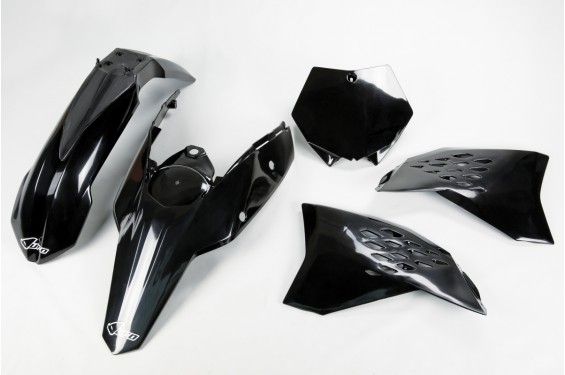 Kit Plastique UFO pour Moto KTM SX-F250 (09-10) SX-F450 (09-10) SX-F505 (09-10) - Couleur Noir