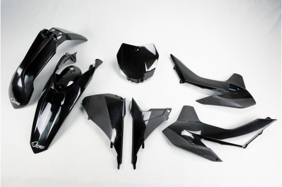 Kit Plastique UFO pour Moto KTM SX-F250 (13-15) SX-F350 (13-15) SX-F450 (13-15) SX-F505 (2013) - Couleur Noir