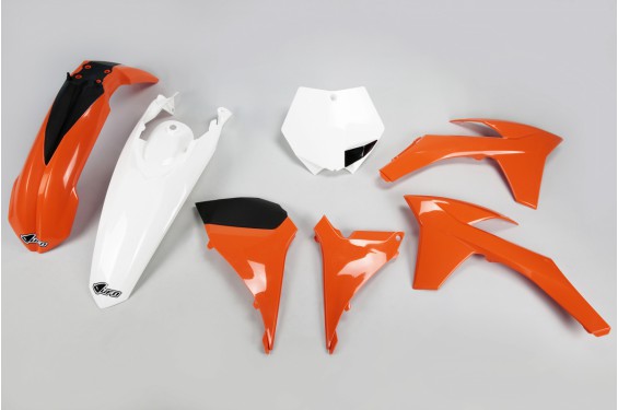 Kit Plastique UFO pour Moto KTM SX-F350 (11-12) SX-F450 (11-12) SX-F505 (11-12) - Couleur Origine