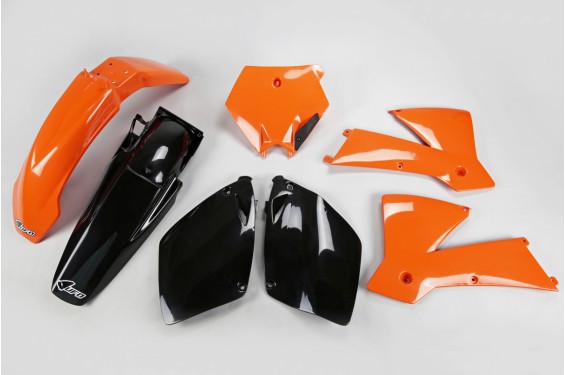 Kit Plastique UFO pour Moto KTM SX125 (2003) SX144 (2003) SX150 (2003) SX250 (2003) - KTKIT501B Kit Plastique UFO pour Moto KTM SX125 (2003) SX144 (2003) SX150 (2003) SX250 (2003) - KTKIT501B
