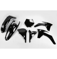 Kit Plastique UFO pour Moto KTM SX125 (2012) SX144 (2012) SX150 (2012) SX250 (2012) - Couleur Noir