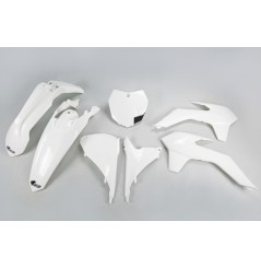 Kit Plastique UFO pour Moto KTM SX125 (13-15) SX144 (13-15) SX150 (13-15) SX250 (13-15) - Couleur Blanc