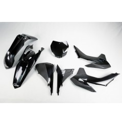 Kit Plastique UFO pour Moto KTM SX125 (13-15) SX144 (13-15) SX150 (13-15) SX250 (13-15) - Couleur Noir