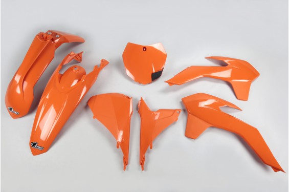 Kit Plastique UFO pour Moto KTM SX125 (13-15) SX144 (13-15) SX150 (13-15) SX250 (13-15) - Couleur Orange