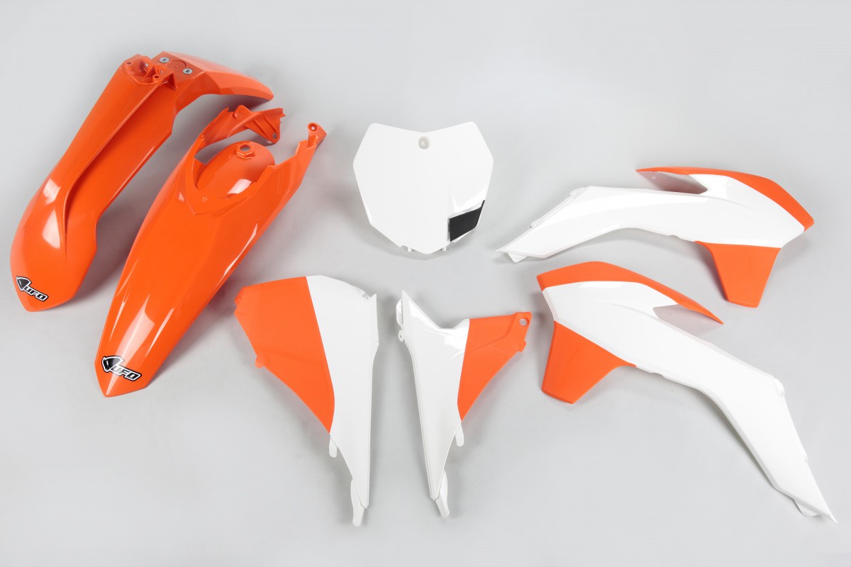 Kit Plastique UFO pour Moto KTM SX125 (13-15) SX144 (13-15) SX150 (13-15) SX250 (13-15) - Couleur Origine