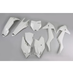 Kit Plastique UFO pour Moto KTM SX250 (17-18) SX-F250 (16-18) SX-F350 (16-18) SX-F450 (16-18) - Couleur Blanc