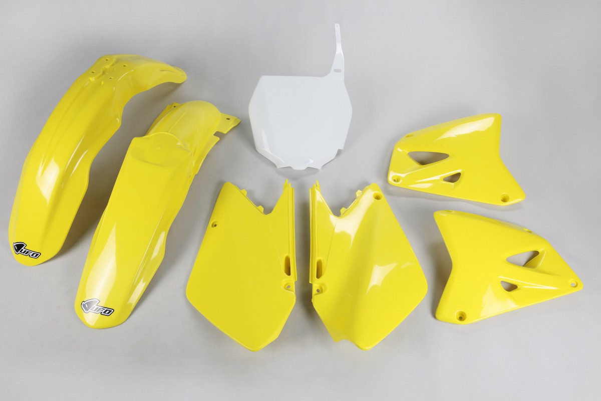 Kit Plastique UFO pour Moto Suzuki RM125 (01-02) RM250 (01-02) - Couleur Origine