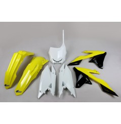 Kit Plastique UFO pour Moto Suzuki RMZ250 (19-22) RMZ450 (18-22) - Couleur Origine