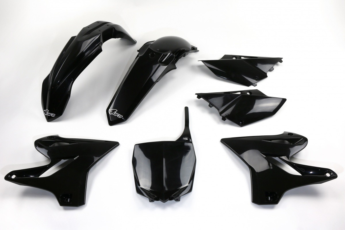 Kit Plastique UFO pour Moto Yamaha YZ125 (15-21) YZ250 (15-21) - Couleur Noir