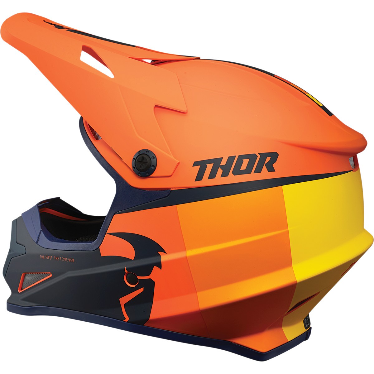 Casque Moto Cross THOR SECTOR RACER 2021 Orange - Noir