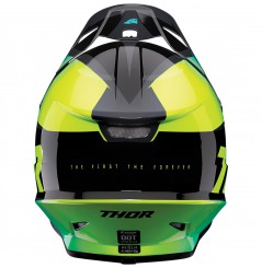 Casque Moto Cross THOR SECTOR FADER 2021 Noir - Vert