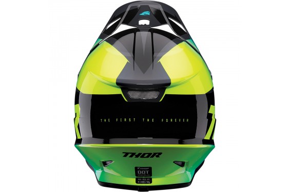 Casque Moto Cross THOR SECTOR FADER 2021 Noir - Vert