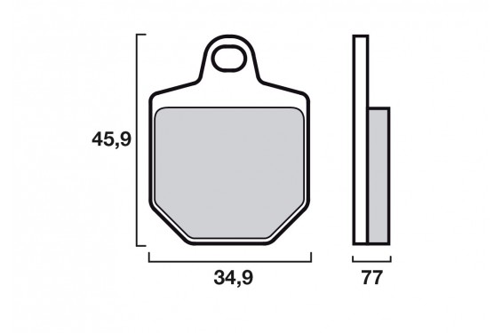 Plaquette de frein Avant Brembo 07GR76 SA - Syntérisé Route Plaquette de frein Avant Brembo 07GR76 SA - Syntérisé Route