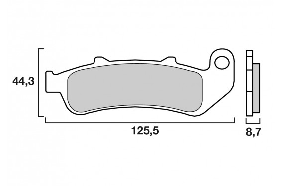 Plaquette de frein Avant Brembo 07HO3907 - Organique Route Plaquette de frein Avant Brembo 07HO3907 - Organique Route