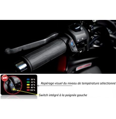 Poignées Chauffantes Moto Tecno Globe GOLD 130mm
