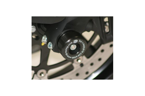 Roulettes de protection de fourche R&G pour Duke 790 (18-20) - FP0072BK Roulettes de protection de fourche R&G pour Duke 790 (18-20) - FP0072BK