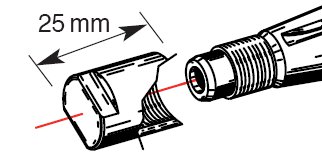 Embout de Protection de Vilebrequin M14 X 1,25 / L25mm pour arrache volant