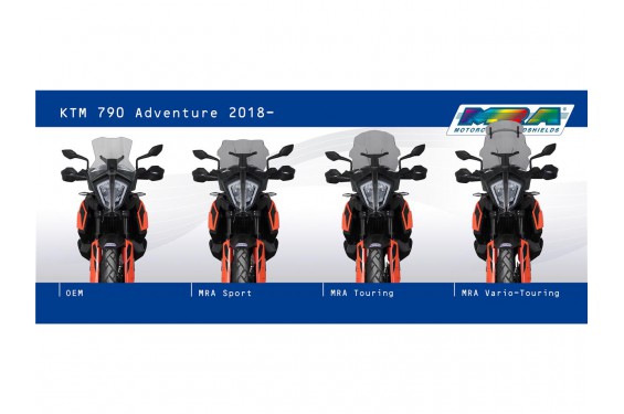 Bulle Moto MRA Type Sport pour Adventure 790 (19-20)