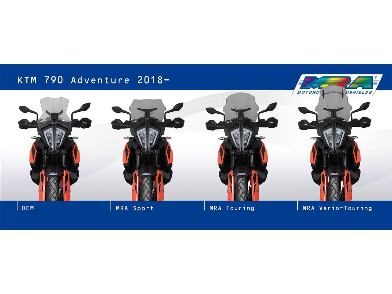 Bulle Moto MRA Type Sport pour Adventure 790 (19-20)