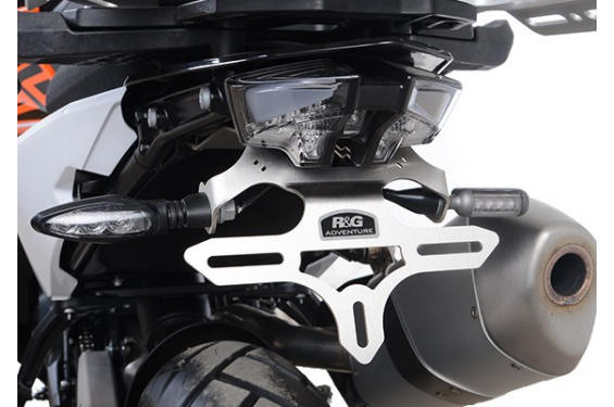 Support de Plaque R&G pour KTM 790 Adventure / R (19-20) - LP0270SI Support de Plaque R&G pour KTM 790 Adventure / R (19-20) - LP0270SI