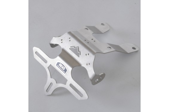 Support de Plaque R&G pour KTM 790 Adventure / R (19-20) - LP0270SI Support de Plaque R&G pour KTM 790 Adventure / R (19-20) - LP0270SI