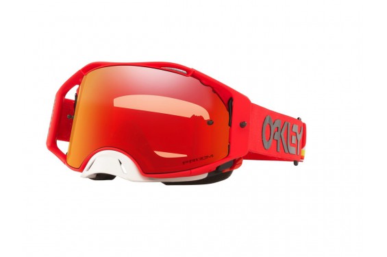Masque Cross OAKLEY AIRBRAKE MX HERITAGE STRIPE RED 2021 - Street Moto Piece