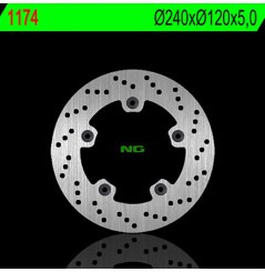 Disque de Frein Moto NG Brake arrière pour GSX-F 650 (08-17) 1174