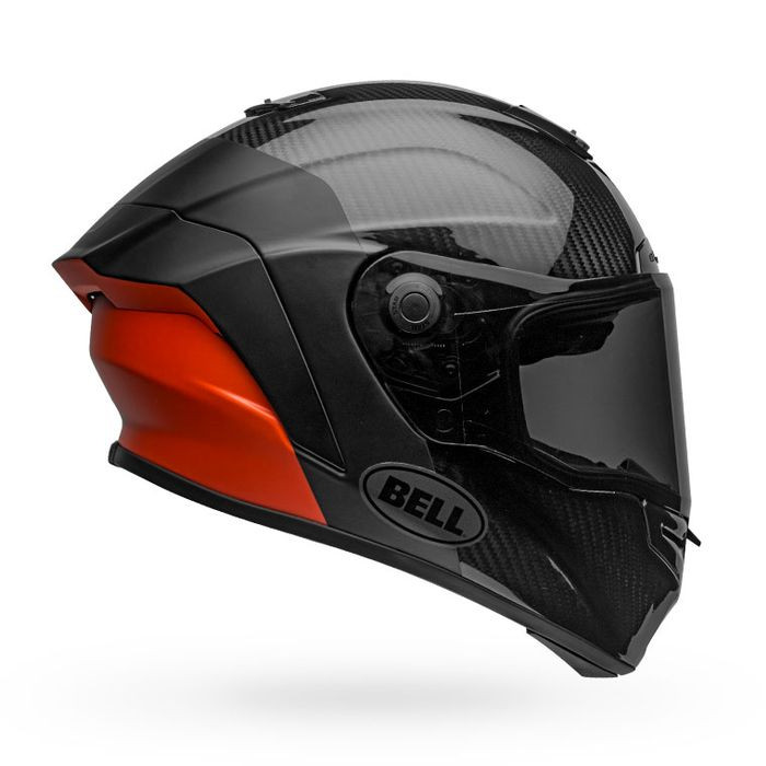 Casque Moto BELL RACE STAR DLX LUX Noir - Rouge 2021