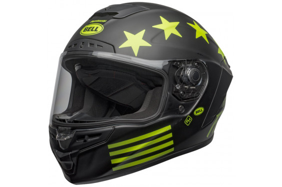 Casque Moto BELL STAR DLX MIPS FASTHOUSE VICTORY CIRCLE Noir - Jaune 2021