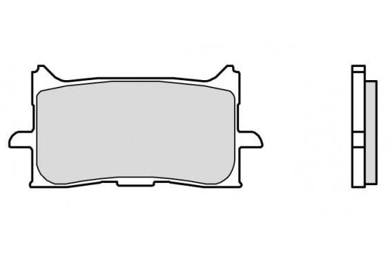 Plaquette de frein Avant Brenta 3176 - Organique Route Plaquette de frein Avant Brenta 3176 - Organique Route