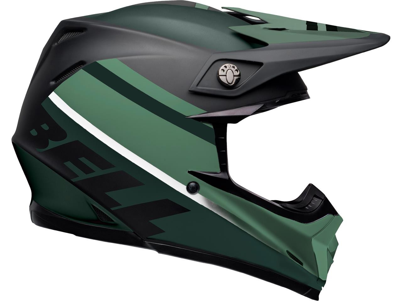 Casque Moto Cross BELL MOTO-9 MIPS PROPHECY Noir - Vert 2021