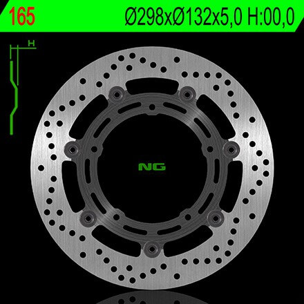 Disque de frein avant NG Brake pour Yamaha MT-03 (06-14) 165