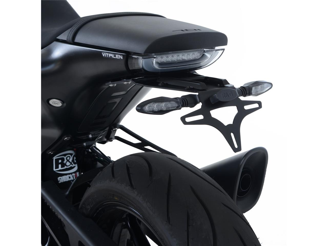Support de Plaque R&G pour Husqvarna 701 Vitpilen (18-21) - LP0258BK