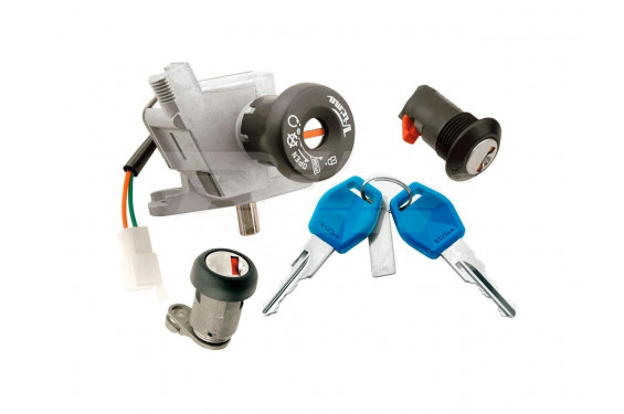 Contacteur à Clé pour 125 Scarabeo (04-06) Contacteur à Clé pour 125 Scarabeo (04-06)