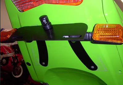 Support de Plaque R&G pour Kawasaki Z1000 (03-06) - LP0001BK