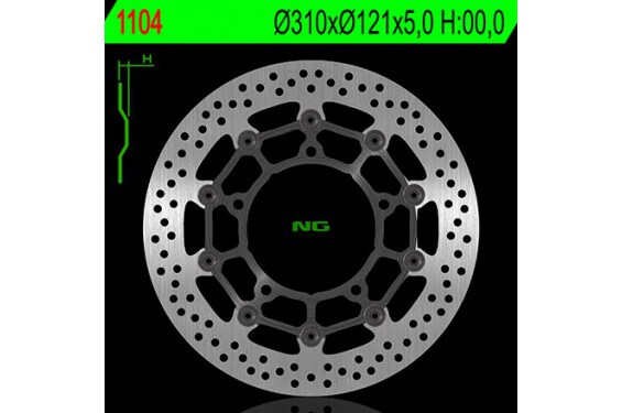 Disque de Frein Avant NG Brake pour Suzuki VLZ 1800 Intruder (08-12) 1104