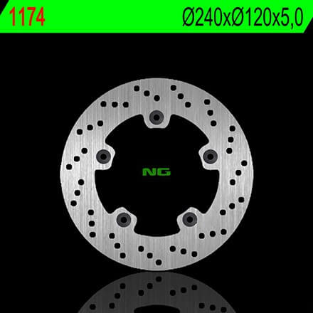 Disque de Frein Moto NG Brake arrière pour Suzuki Bandit 1250 (06-17) 1174