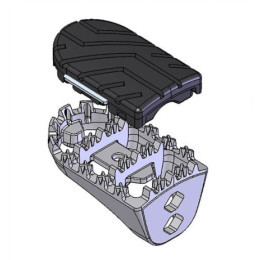 Repose Pieds SW-Motech ION pour XRV650 Africa Twin (87-90) FRS.01.011.10201/S