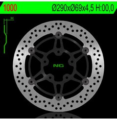 Disque de Frein Avant NG Brake pour Suzuki GSX-F 750 (04-07) 1000