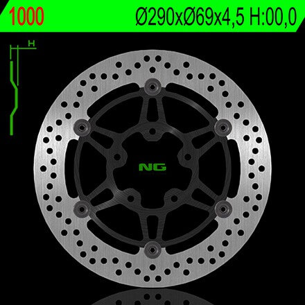 Disque de Frein Avant NG Brake pour Suzuki GSX-F 750 (04-07) 1000