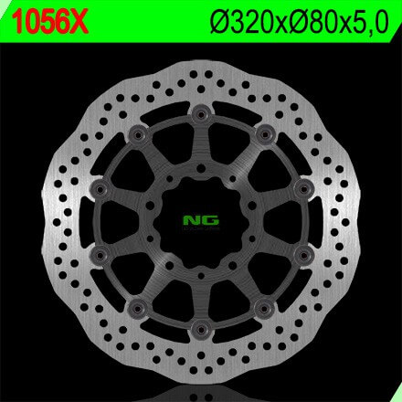 Disque de Frein Avant NG Brake Wave pour Kawasaki Versys 650 (06-21) sans ABS 1056X