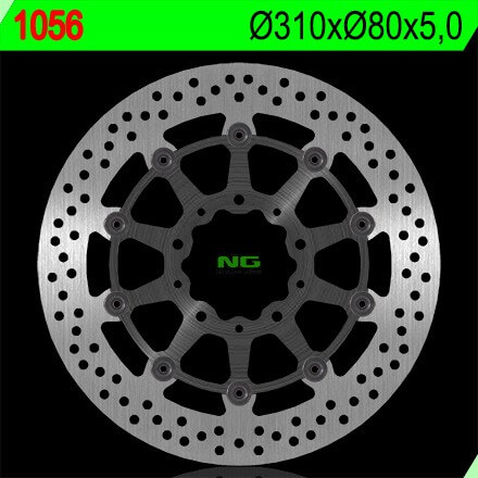 Disque de Frein Moto NG Brake Avant pour Kawasaki Z 750 - R (07-14) 1056